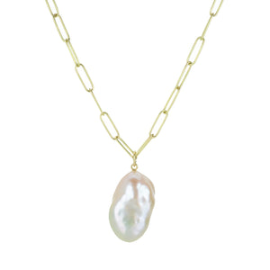 Maria Beaulieu 18k Pink Freshwater Pearl Pendant (Pendant Only) | Quadrum Gallery