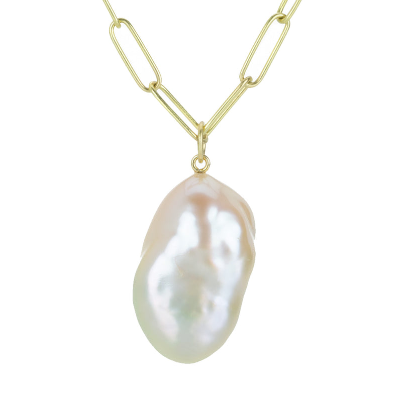 Maria Beaulieu 18k Pink Freshwater Pearl Pendant (Pendant Only) | Quadrum Gallery