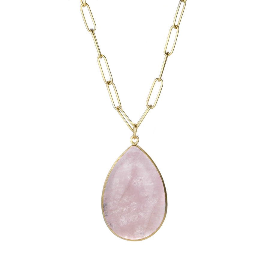 Maria Beaulieu Teardrop Morganite Pendant (Pendant Only) | Quadrum Gallery