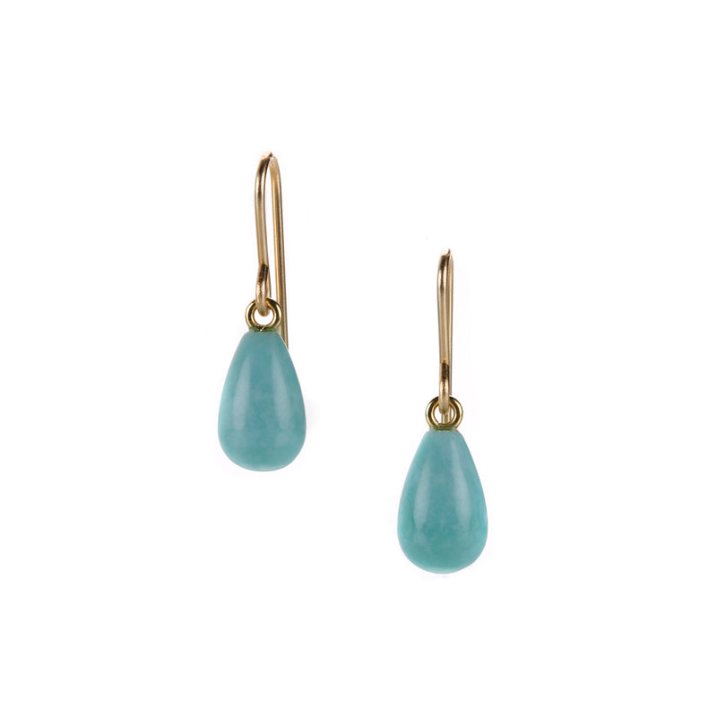 Maria Beaulieu Teardrop Turquoise Drop Earrings | Quadrum Gallery