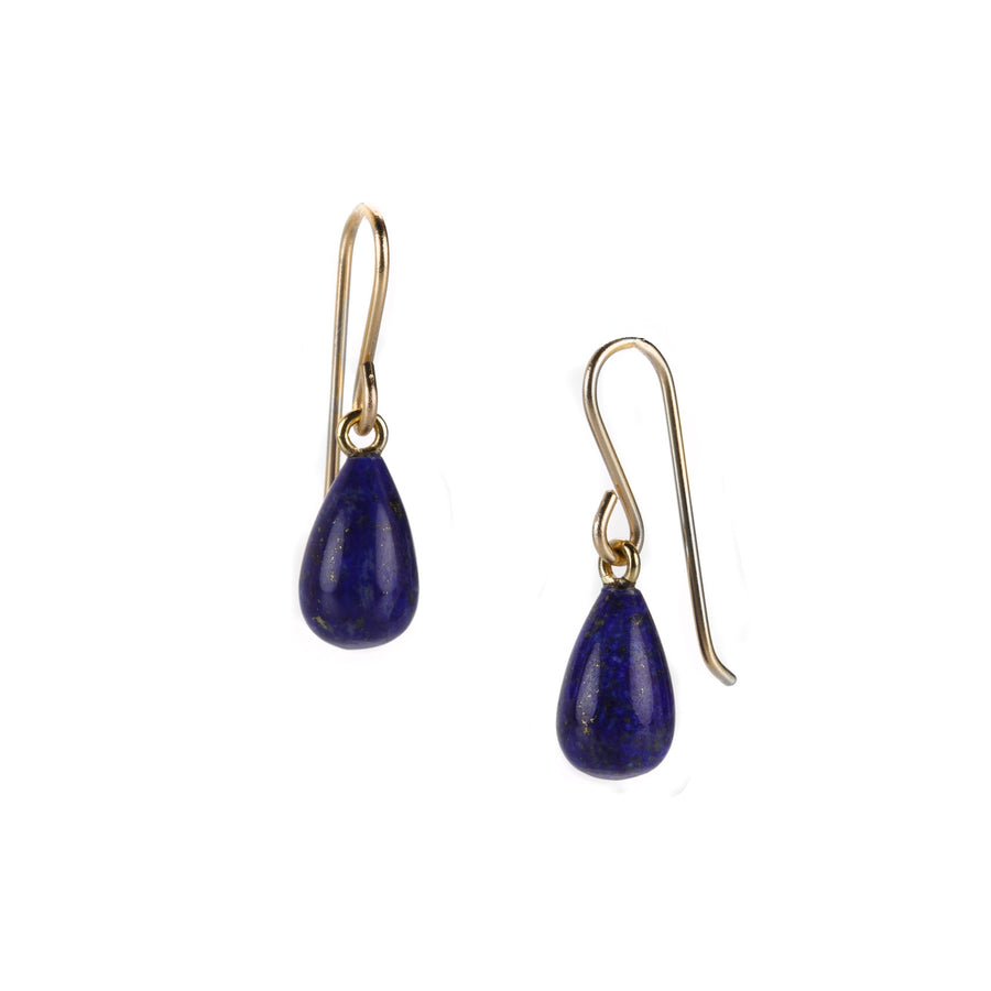 Maria Beaulieu 18k Small Lapis Teardrop Earrings | Quadrum Gallery