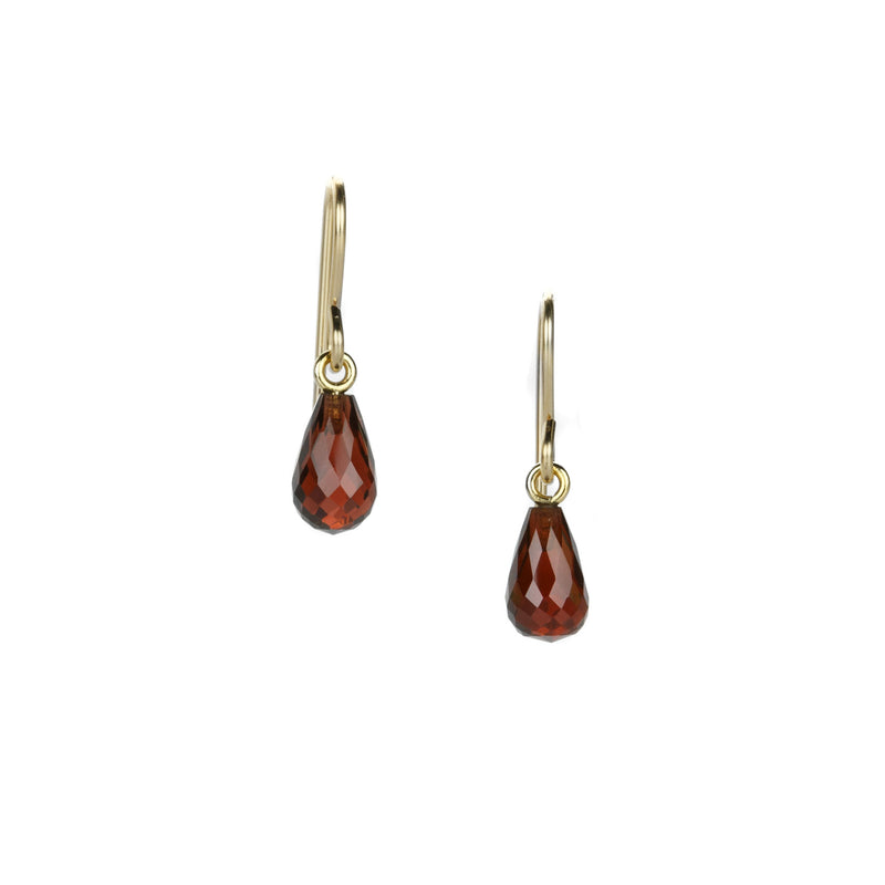 Maria Beaulieu Red Garnet Drop Earrings | Quadrum Gallery