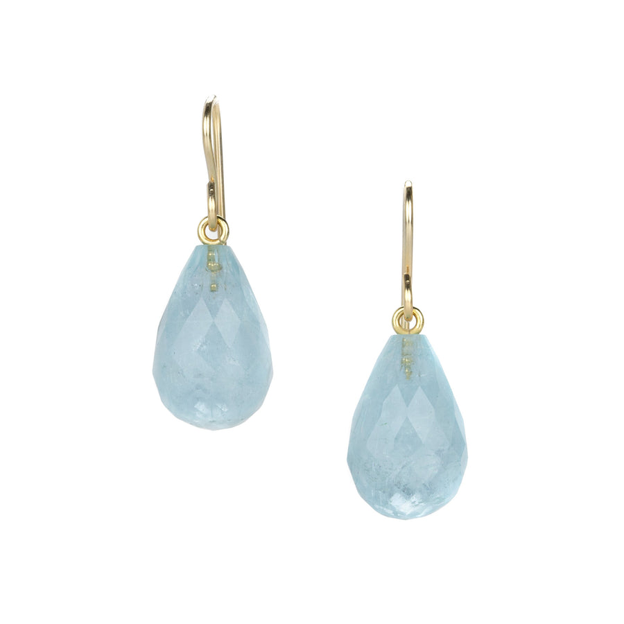 Maria Beaulieu 18k Faceted Teardrop Aquamarine Earrings | Quadrum Gallery