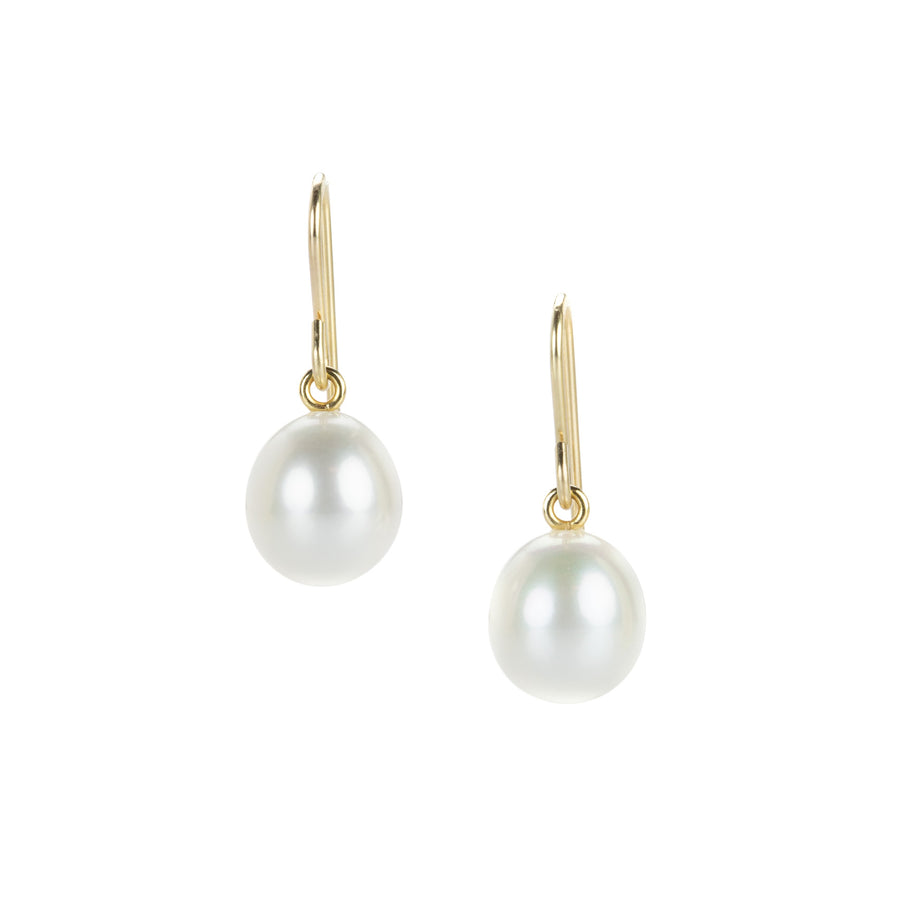 Maria Beaulieu White Freshwater Pearl  Earrings | Quadrum Gallery