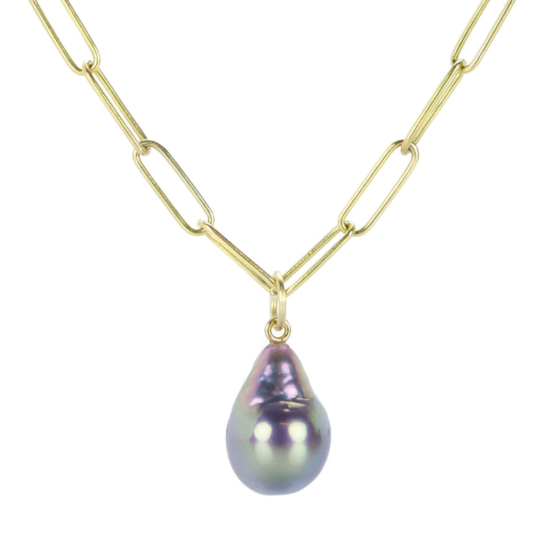 Maria Beaulieu 18k Purple Freshwater Pearl Pendant (Pendant Only) | Quadrum Gallery