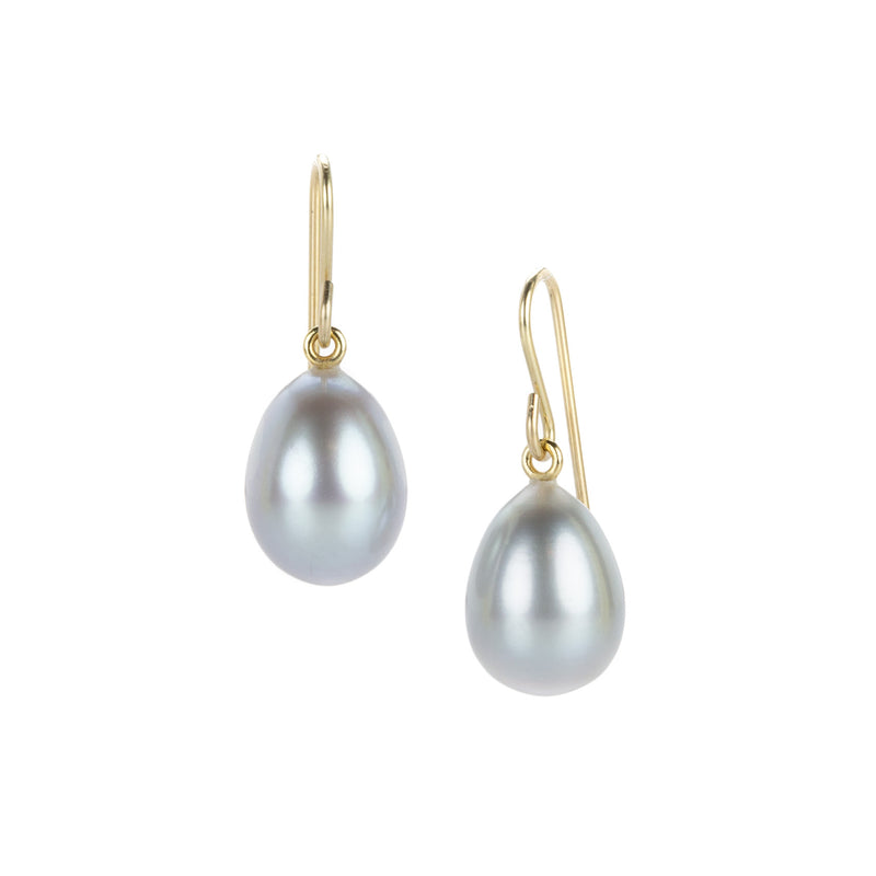 Maria Beaulieu 18k Gray Freshwater Pearl Earrings | Quadrum Gallery