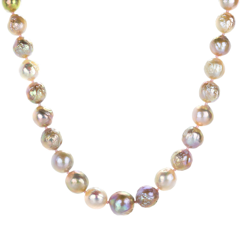 Maria Beaulieu Baroque Ombre Pink Freshwater Pearl Necklace | Quadrum Gallery