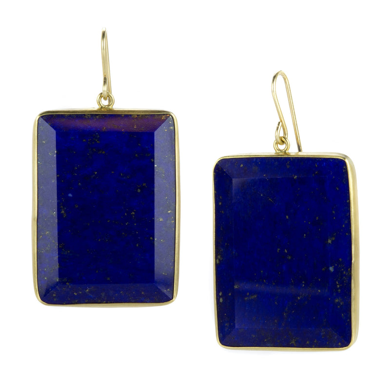 Maria Beaulieu Gem Cut Lapis Earrings | Quadrum Gallery