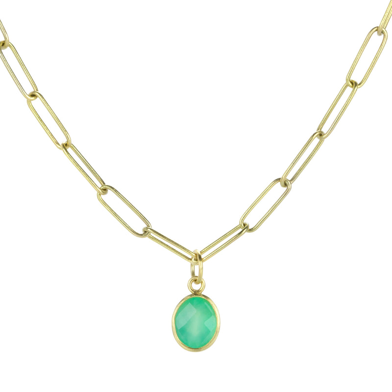 Maria Beaulieu Faceted Chrysoprase Pendant (Pendant Only) | Quadrum Gallery