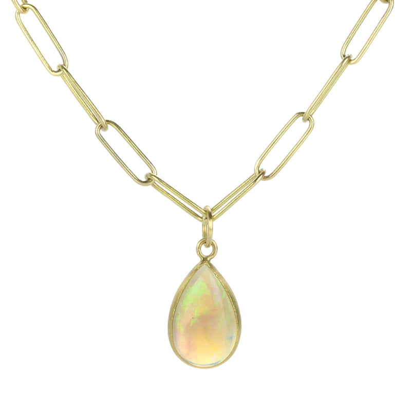 Maria Beaulieu Teardrop Opal Cabochon Pendant (Pendant Only) | Quadrum Gallery