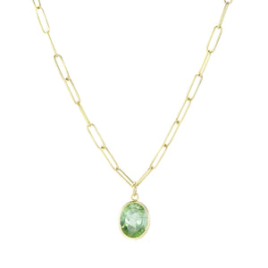 Maria Beaulieu Grass Green Tourmaline Pendant (Pendant Only) | Quadrum Gallery