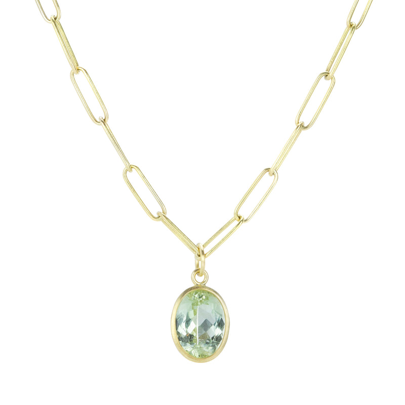 Maria Beaulieu 18k Light Green Tourmaline Pendant (Pendant Only) | Quadrum Gallery