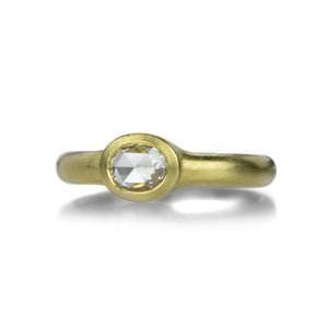 Maria Beaulieu Oval Clear Rose Cut Diamond Ring | Quadrum Gallery