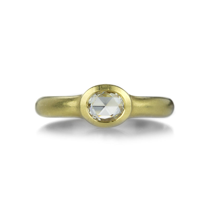 Maria Beaulieu Oval Clear Rose Cut Diamond Ring | Quadrum Gallery