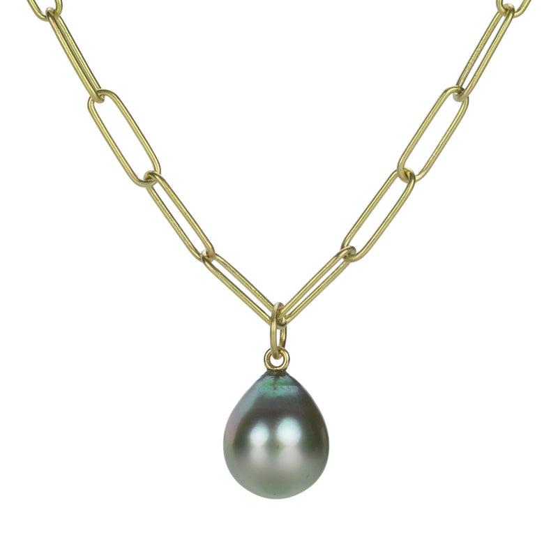 Maria Beaulieu Gray Green Tahitian Pearl Pendant (Pendant Only) | Quadrum Gallery