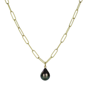 Maria Beaulieu Dark Green Tahitian Pearl Pendant (Pendant Only) | Quadrum Gallery