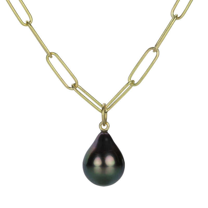 Maria Beaulieu Dark Green Tahitian Pearl Pendant (Pendant Only) | Quadrum Gallery