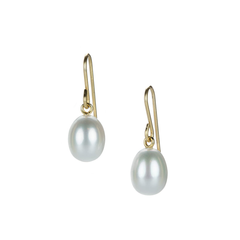 Maria Beaulieu Freshwater White Pearl Earrings | Quadrum Gallery
