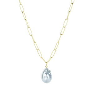 Maria Beaulieu Soft Gray Baroque South Sea Pearl (Pendant Only) | Quadrum Gallery