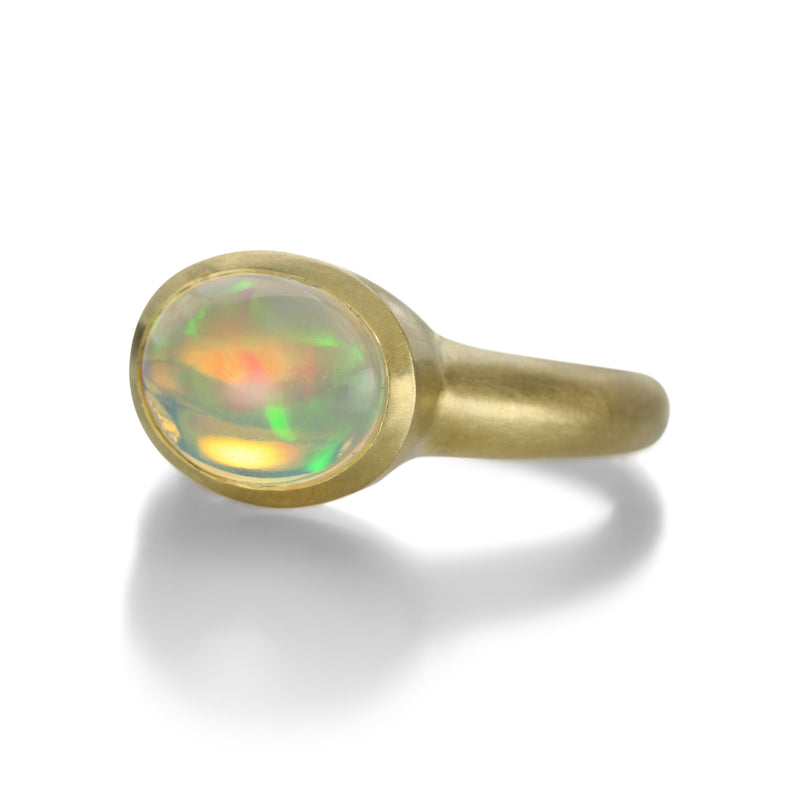 Maria Beaulieu Horizontal Ethiopian Opal Ring | Quadrum Gallery