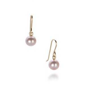 Maria Beaulieu Soft Pink Pearl Stud Earrings | Quadrum Gallery