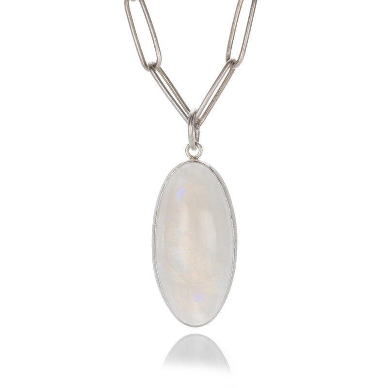 Maria Beaulieu Oval Indian Moonstone Pendant (Pendant Only) | Quadrum Gallery