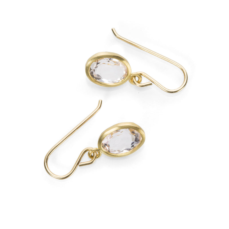 Maria Beaulieu Small Morganite Earrings | Quadrum Gallery