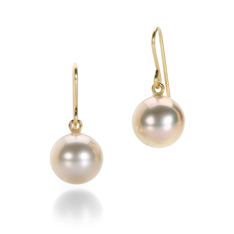 Maria Beaulieu Metallic Pink Pearl Earrings | Quadrum Gallery