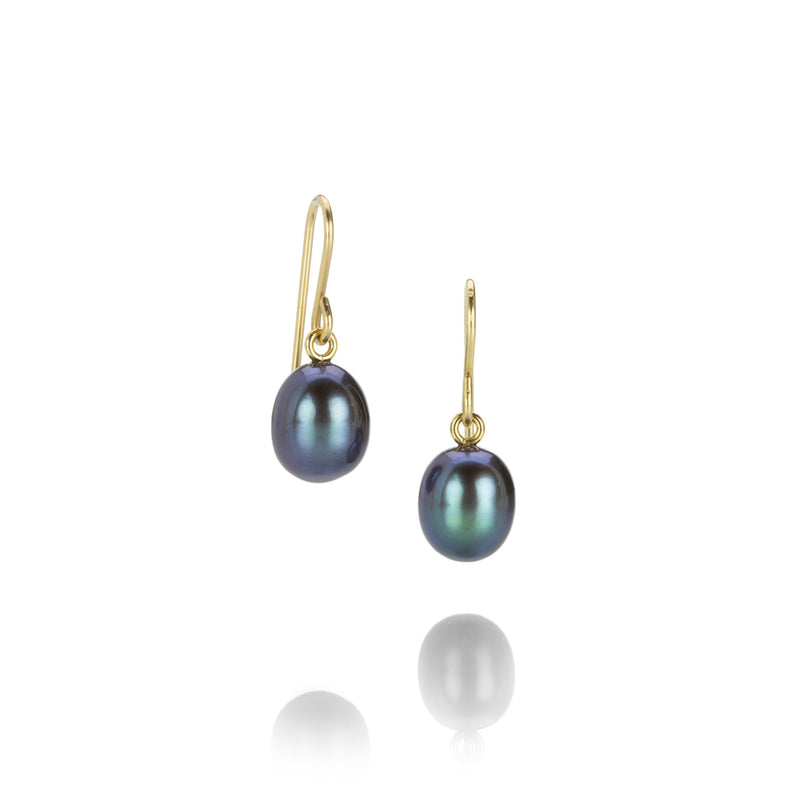 Maria Beaulieu Freshwater Black Pearl Earrings | Quadrum Gallery
