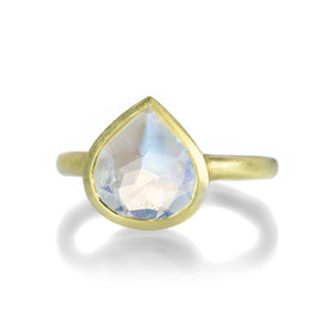 Maria Beaulieu Moonstone Teadrop Ring | Quadrum Gallery