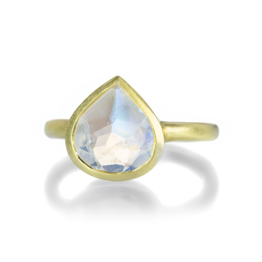 Maria Beaulieu Moonstone Teadrop Ring | Quadrum Gallery