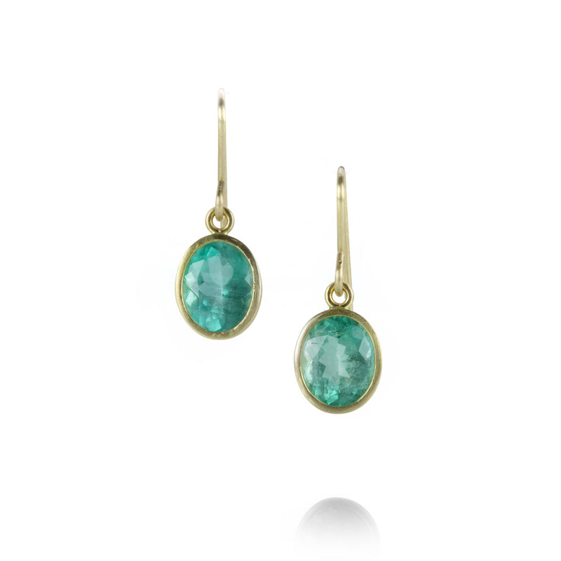 Maria Beaulieu Oval Emerald Earrings | Quadrum Gallery