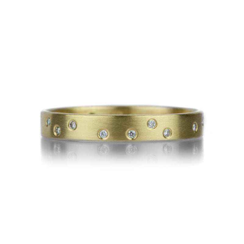 Marian Maurer 3mm Wide Starry Night Band with Diamonds | Quadrum Gallery