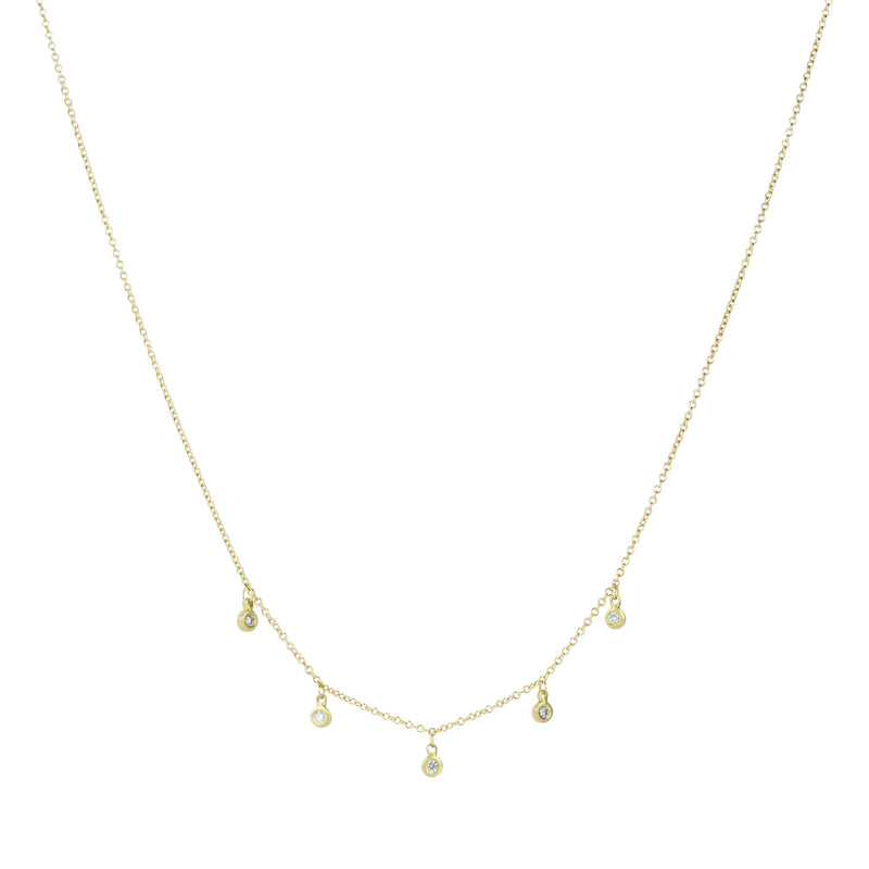 Marian Maurer Kima Necklace with Diamond Drops | Quadrum Gallery