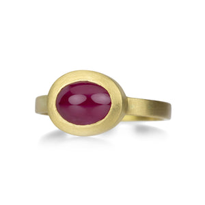Marian Maurer Oval Ruby Callista Ring | Quadrum Gallery