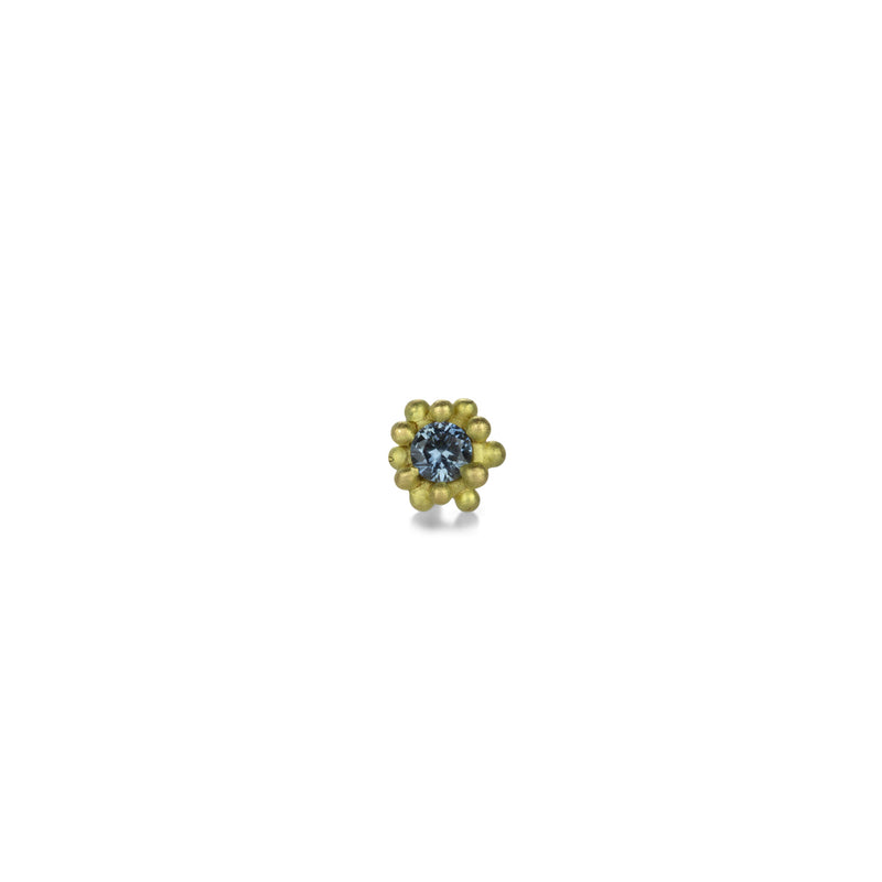 Marian Maurer Blue Gray Sapphire Faerie Stud (Single Stud) | Quadrum Gallery