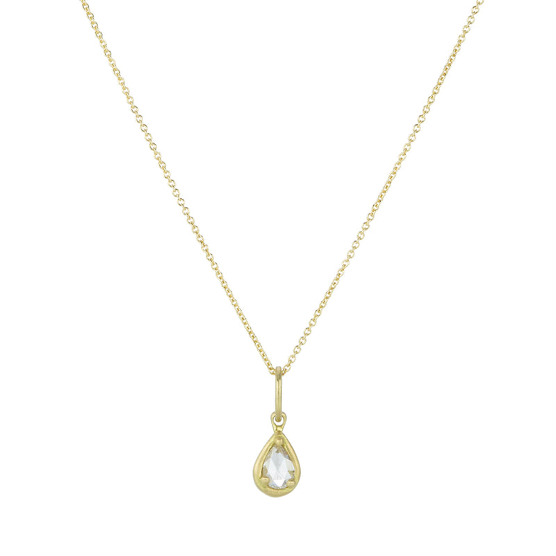 Marian Maurer Teardrop Rose Cut Diamond City Pendant Necklace | Quadrum Gallery