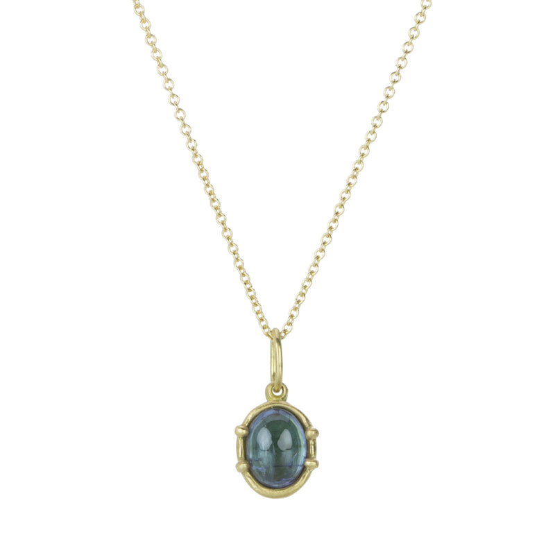 Marian Maurer Light Blue Tanzanite Cabochon Pendant Necklace | Quadrum Gallery