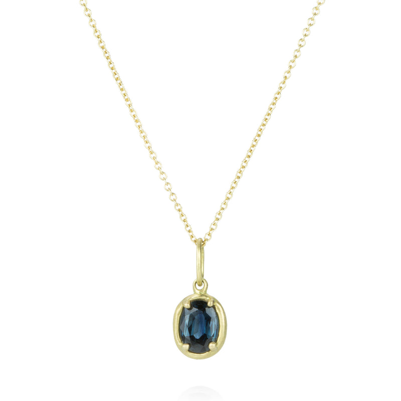 Marian Maurer Oval Blue Sapphire City Pendant Necklace | Quadrum Gallery