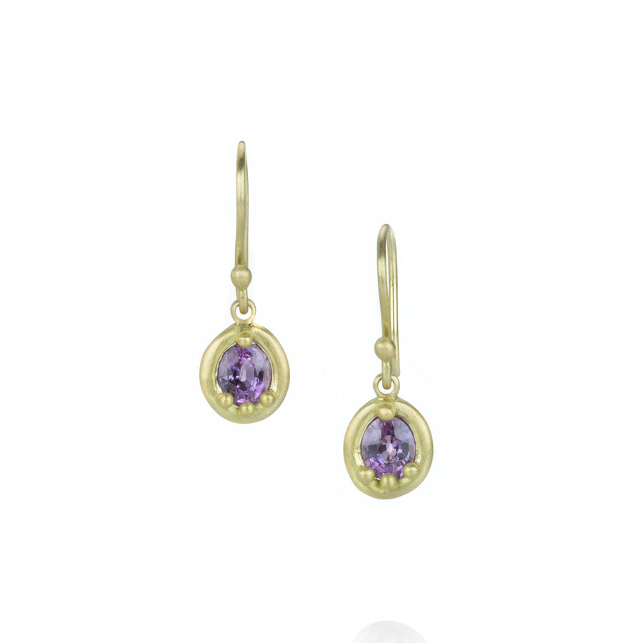 Marian Maurer Purple Sapphire City Earrings | Quadrum Gallery