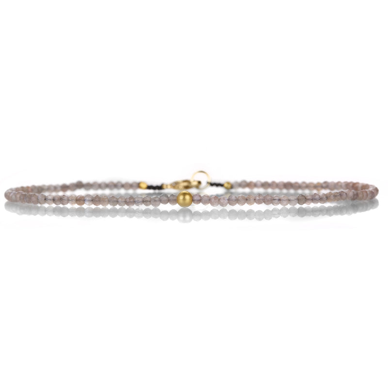 Margaret Solow Chocolate Moonstone and Gold Bead Bracelet | Quadrum Gallery
