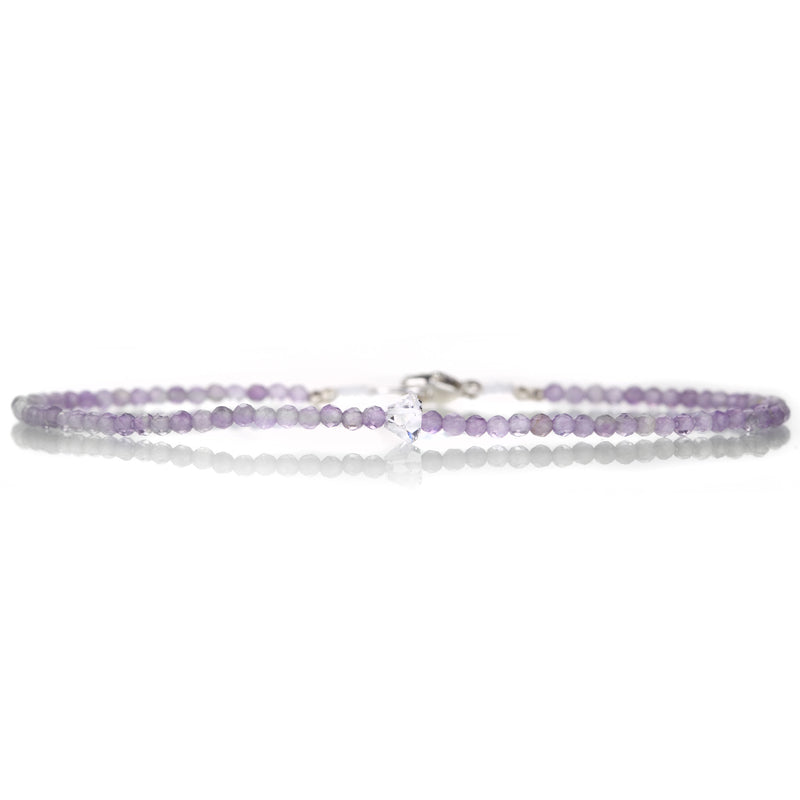 Margaret Solow Amethyst and Herkimer Bracelet | Quadrum Gallery