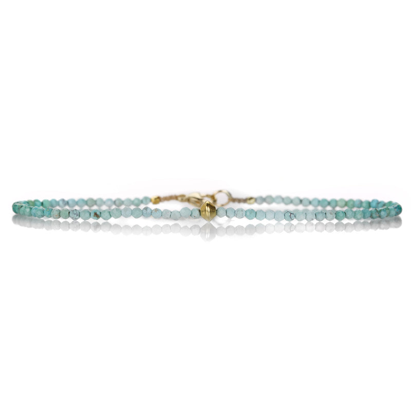 Margaret Solow Sleeping Beauty Turquoise and Gold Bead Bracelet | Quadrum Gallery