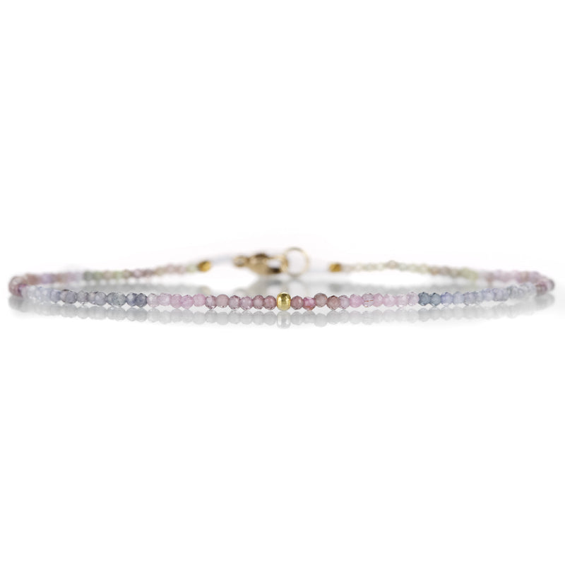 Margaret Solow Pink Sapphire and 18k Bead Bracelet | Quadrum Gallery