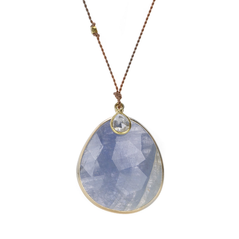 Margaret Solow Sapphire and Diamond Pendant Necklace | Quadrum Gallery