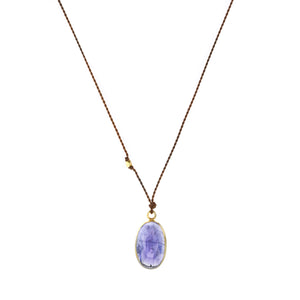 Margaret Solow Faceted Oval Tanzanite Necklace | Quadrum Gallery