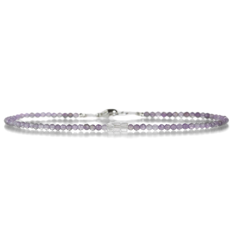 Margaret Solow Amethyst and Morganite Beaded Bracelet | Quadrum Gallery