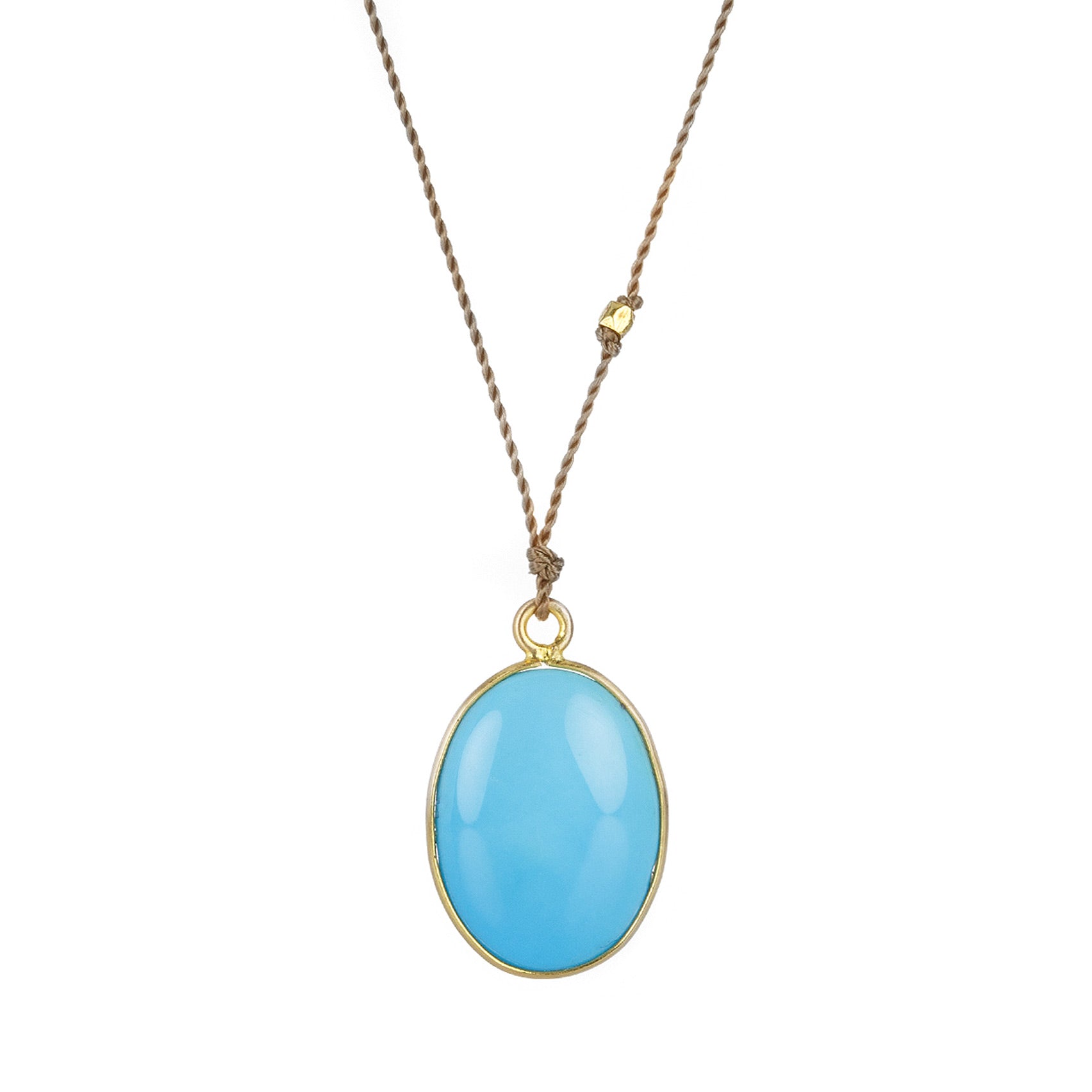 Sleeping Beauty Turquoise Necklaceロンハーマン Sleeping Beauty Turquoise Necklace | Made In Earth US
