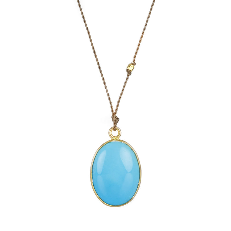 Margaret Solow Sleeping Beauty Turquoise Pendant Necklace | Quadrum Gallery