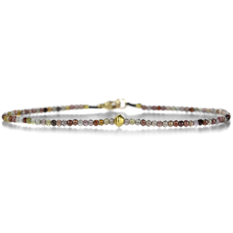 Margaret Solow Ombre Red Sapphire and 18k Bead Bracelet | Quadrum Gallery